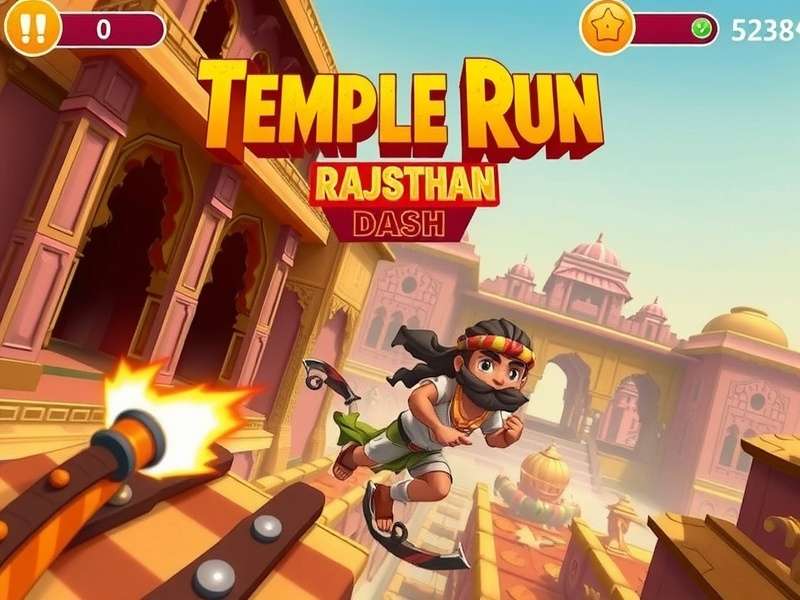 Temple Run Rajasthan Dash Gameplay